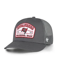 '47 Brand Men's Graphite Tampa Bay Buccaneers Roadway Adjustable Trucker Hat