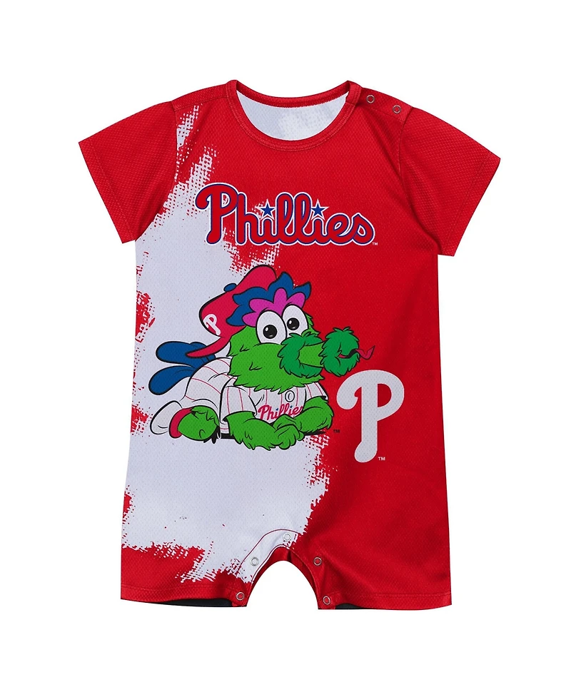 Outerstuff Baby Philadelphia Phillies Mascot Short-Sleeve Bodysuit