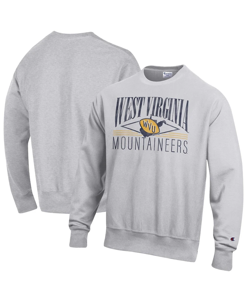 Champion Men's West Virginia Mountaineers Reverse Weave Fleece Sweatshirt