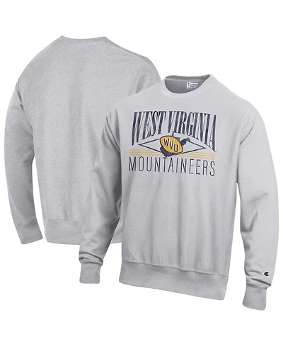Champion Men's West Virginia Mountaineers Reverse Weave Fleece Sweatshirt