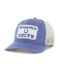 '47 Brand Men's Blue Indianapolis Colts Egremont Well-Worn Adjustable Trucker Hat