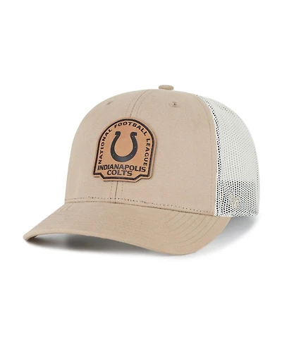 '47 Brand Indianapolis Colts Trucker Adjustable Leather Applique Hat