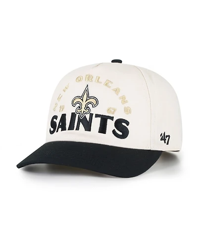 '47 Brand Men's New Orleans Saints Arcitext Five-Panel Adjustable Hat