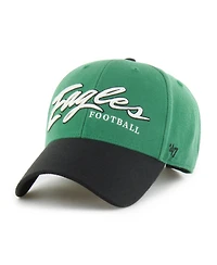'47 Brand Philadelphia Eagles Mvp Throwback Adjustable Wool-Blend Baseball Hat