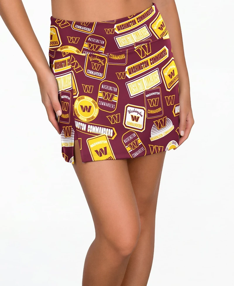 Concepts Sport Women's Burgundy Washington Commanders Grady Allover Print Sleep Skort