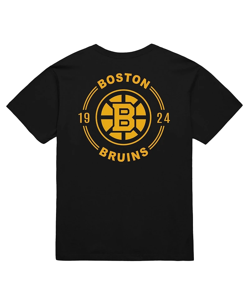 Mitchell & Ness Men's Black Boston Bruins Core Penalty Box 3.0 T-Shirt