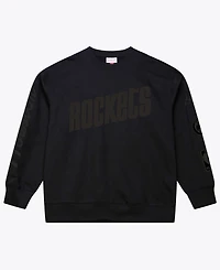 Mitchell & Ness Men's Houston Rockets Phantom Fleece Relaxed-Fit Sweatshirt