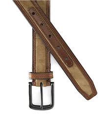 Lands' End Big & Tall Rugged Leather Belt