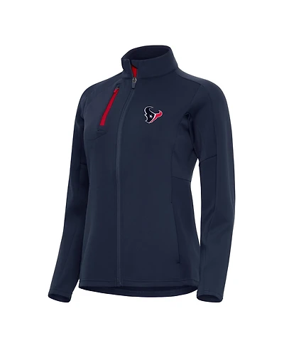 Antigua Women's Navy Houston Texans Generation Full-Zip Jacket