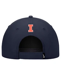 Nike Men's Navy Illinois Fighting Illini 2026 Sideline Ripstop Dri-fit Adjustable Hat