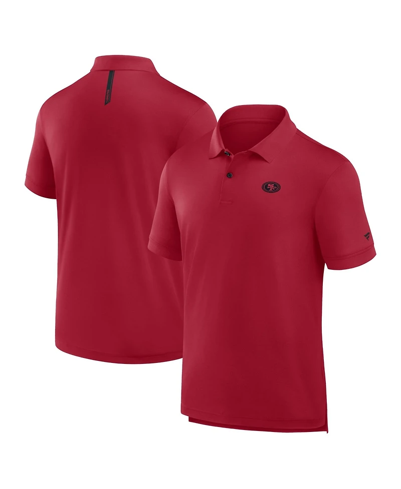 Fanatics Men's Scarlet San Francisco 49ers Front Office Move Mono Polo Shirt