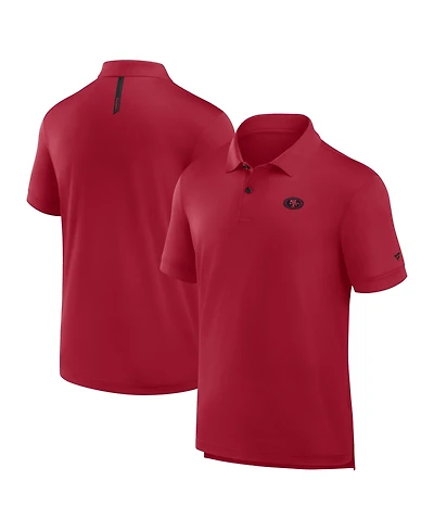 Fanatics Men's Scarlet San Francisco 49ers Front Office Move Mono Polo Shirt
