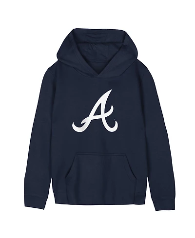 Outerstuff Toddler Boys' 2T-5T Atlanta Braves Pullover Fleece Hoodie