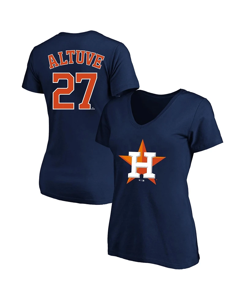 Fanatics Plus Size Jose Altuve Houston Astros V-Neck T-Shirt