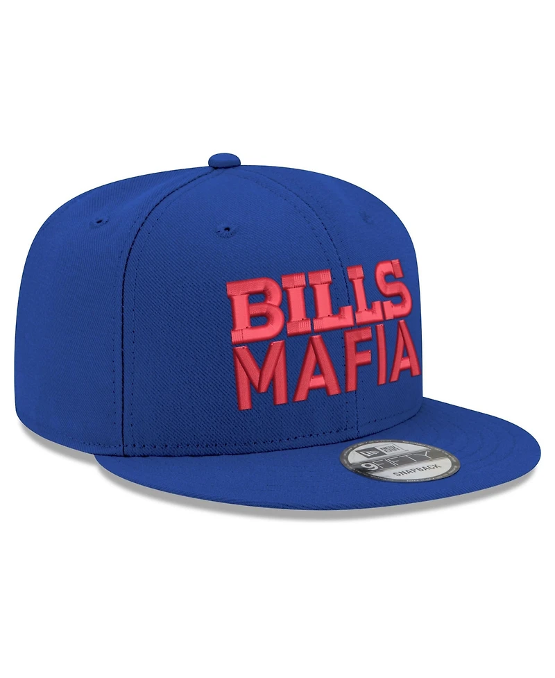 New Era Men's Royal Buffalo Bills Mafia 9FIFTY Snapback Hat