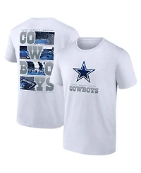 Dallas Cowboys Merchandise Men's White Stats T-Shirt