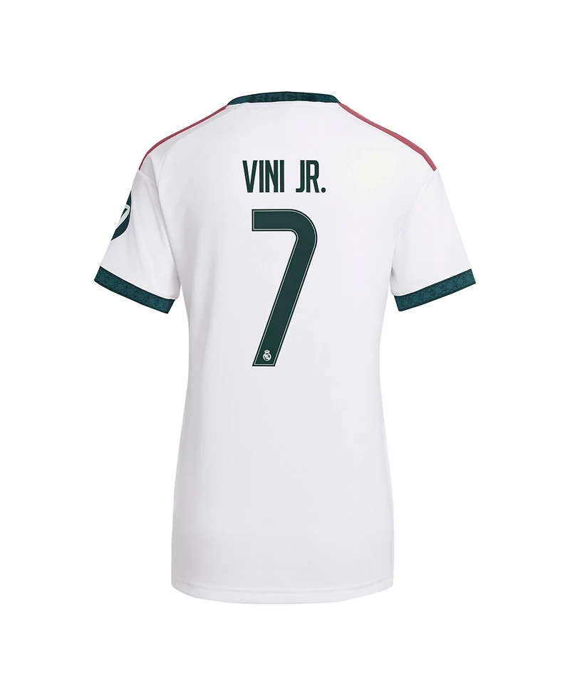 Adidas Women's Vini Jr. White Real Madrid 2026/27 Home Replica Jersey