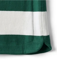 Lands' End Plus Long-Sleeve Breton-Stripe Relaxed-Fit T-Shirt