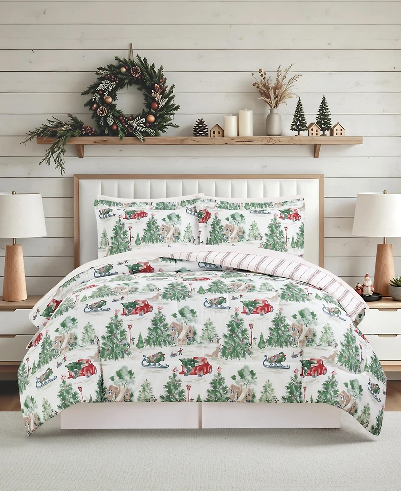 Macy's Snow Day Soft Hand Feel 8-Piece Comforter Set