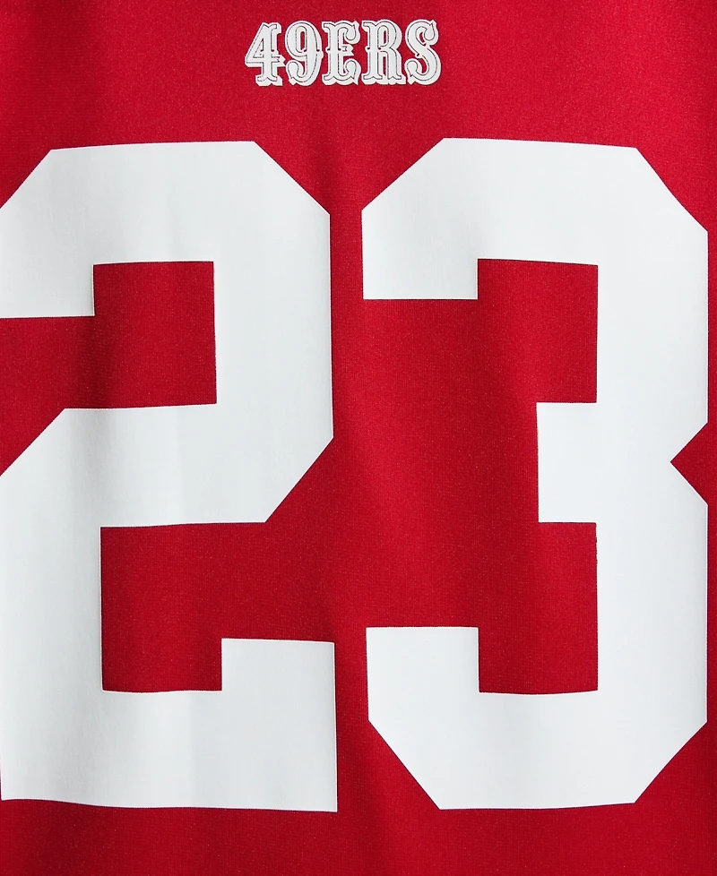 Men's Nike Christian McCaffrey Scarlet San Francisco 49ers Game Player Jersey
