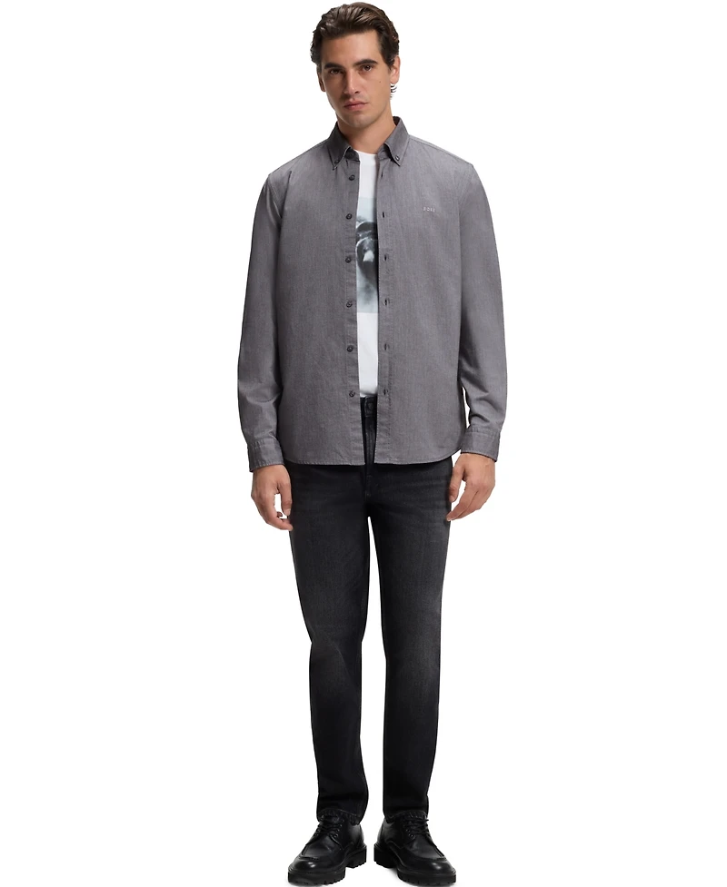 Boss by Hugo Men's Cotton Regular-Fit Shirt