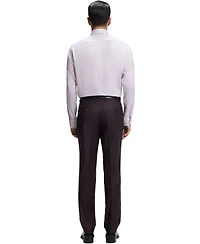 Boss by Hugo Men's Cotton Fine-Striped Regular-Fit Dress Shirt