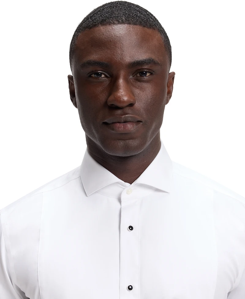 Boss by Hugo Men's Wrinkle-Free Cotton Poplin Regular-Fit Dress Shirt