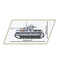 Cobi World War Ii Panzer Iv Ausf. G Tank Set #2714, 390-Piece Building Set, Ages 7+