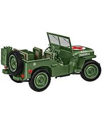 Cobi Historical Collection Wwii Jeep Willys Mb Medical 1131-Piece Building Set, Ages 11+