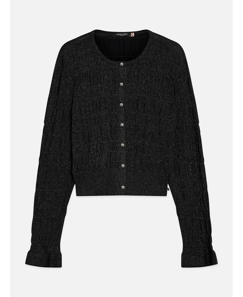 Scotch & Soda Women's Smock Stitch Lightweight Cardigan