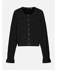 Scotch & Soda Women's Smock Stitch Lightweight Cardigan