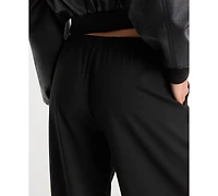 Good American Women's Straight-Leg Pull-On Trouser