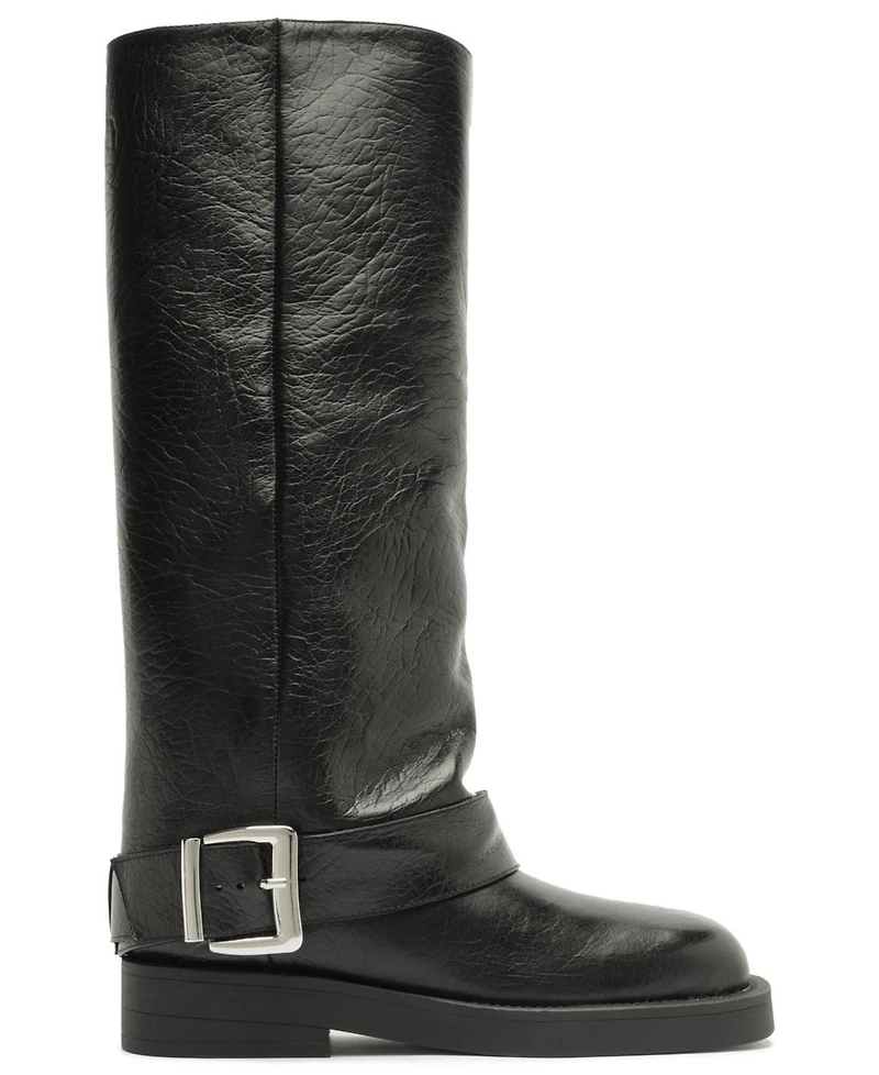 Schutz Women's Patrice Up Round Toe Tall Boots