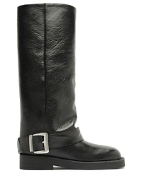 Schutz Women's Patrice Up Round Toe Tall Boots