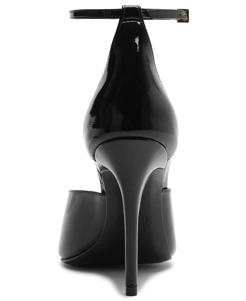 Schutz Women's Ingrid Lace Ankle Strap Pumps
