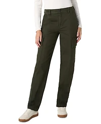 Liverpool Los Angeles Women's Cargo Straight-Leg Mid-Rise Pants