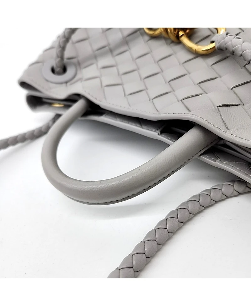 Pre-Owned Bottega Veneta Andiamo Small Intrecciato Leather Tote Bag