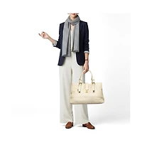 Pre-Owned Bottega Veneta Roma Large Intrecciato Leather Tote