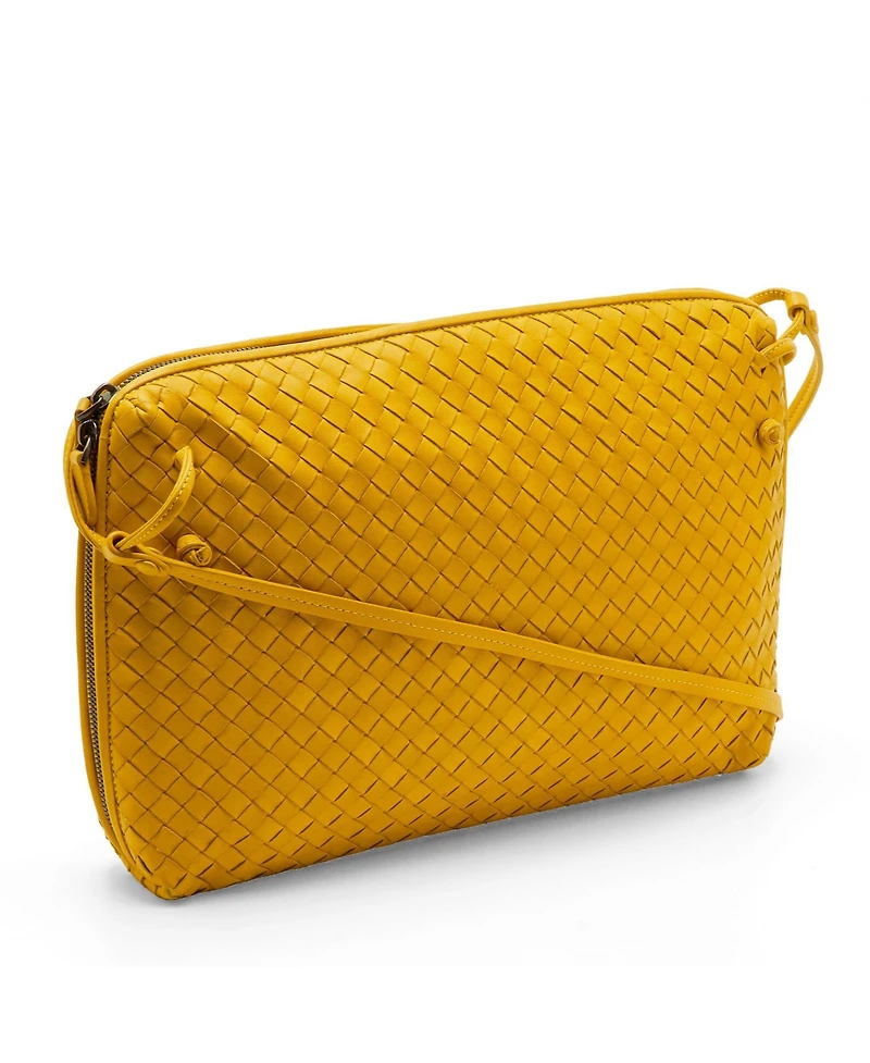 Pre-Owned Bottega Veneta Women's Intrecciato Leather Nodini Shoulder Bag
