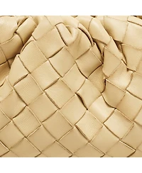 Pre-Owned Bottega Veneta The Pouch Mini Intrecciato Leather Bag