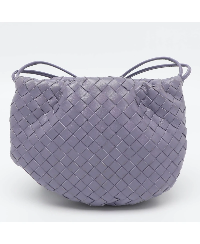 Pre-Owned Bottega Veneta Women's Mini Bulb Intrecciato Leather Hobo Bag