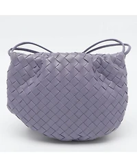 Pre-Owned Bottega Veneta Women's Mini Bulb Intrecciato Leather Hobo Bag