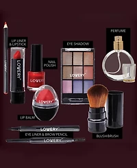 Lovery 30 Piece Jasmin Home Spa Body Care Gift Set, Beauty Essentials and Makeup Kit