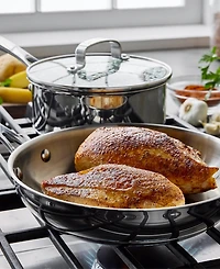 GreenPan Bobby Flay Stainless Steel 2 Piece Frypan Set