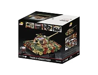 Cobi Historical Collection Wwii Tiger Ii Konigstiger Tank 11,170-Piece Building Set, Ages 14+
