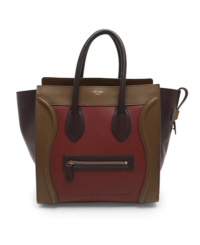 Pre-Owned Celine Women's Mini Luggage Leather Tote