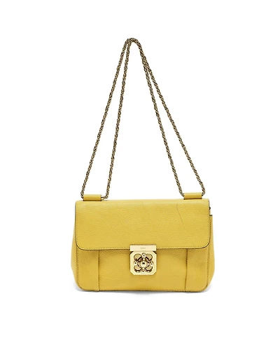 Pre-Owned Chloe Women's Medium Elsie Leather Shoulder Bag