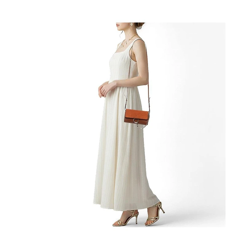Pre-Owned Chloe Women's Faye Mini Suede and Leather Crossbody Bag