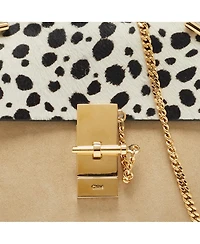 Pre-Owned Chloe women's Drew Medium Pebbled Leather Shoulder Bag