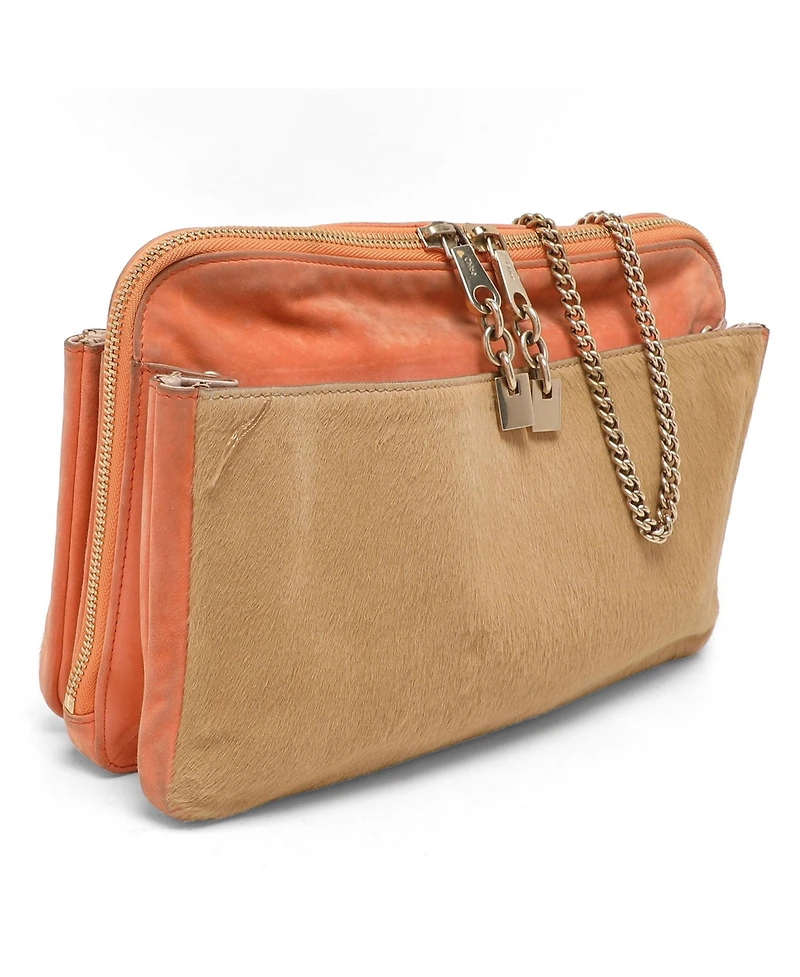 Pre-Owned Chloe Women's Calf Hair Shoulder Bag